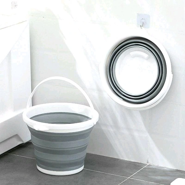 10L Silicone Foldable/ Collapsible Bucket with Strong Folding Gallon Bucket Flexible
