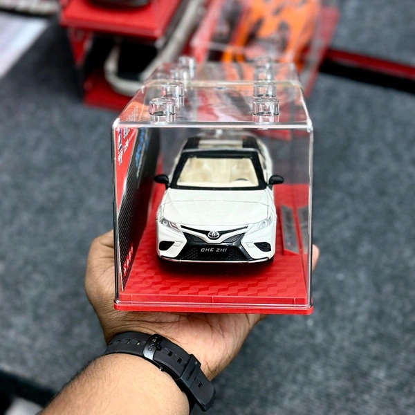 New High-Quality Diecast Metal Car with All Doors Open & Close Feature | Perfect Detailing - White