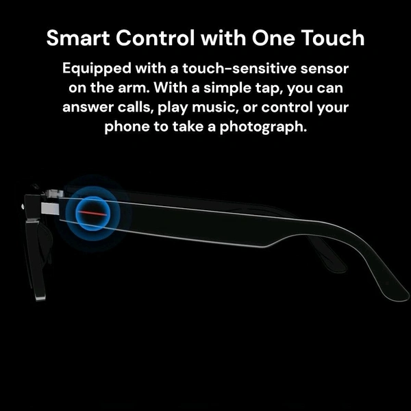 First Time In India Smart Glasses Bluetooth Sunglasses for Men Women with AAC Speaker Open Ear Music Voice Assistant Hand-free Calling