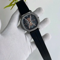 V7 Analog Quartz Movement Watch With High Quality Strap Best finishing Body & Case - Black