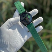 Most Demanded Non Gyro Quartz Movement Watch With High Quality Strap Best finishing Body & Case - Green