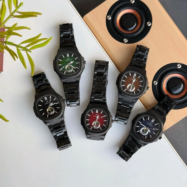 Most Demanded V9 Analog Quartz Movement Collection With High Quality Strap Best Finishing Body & Case - SRV1