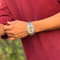 New Analog Quartz Movement Watch With High Quality Strap Best finishing Body & Case - SRT1