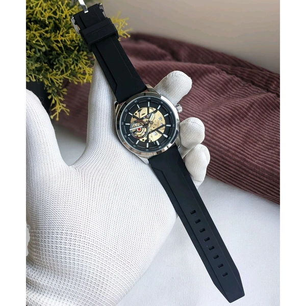 Most Demanded Forest Analog Quartz Movement Watch With High Quality Strap Best finishing Body & Case - SRF1