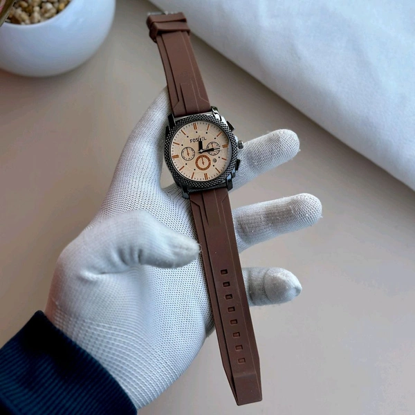 Most Demanded Foshel Analog Quartz Movement Watch With High Quality Strap Best finishing Body & Case - SRF1