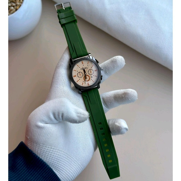 Most Demanded Foshel Analog Quartz Movement Watch With High Quality Strap Best finishing Body & Case - SRF5