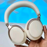 First Time In India 1:1 Master Qc Ultra Sealed Box With Active Noise Cancellation, High Sound Quality - Smoke White, 1 Month Cybzone Warranty