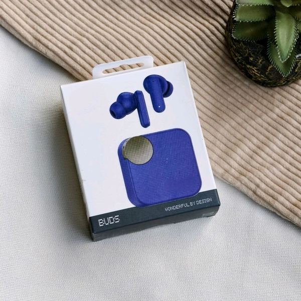 New Wireless Earphone With Call Time Upto 5 Hour | High Sound Quality And Mic Quality - Blue, 1 Month Cybzone Warranty