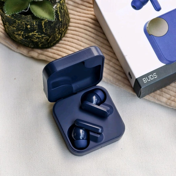 New Wireless Earphone With Call Time Upto 5 Hour | High Sound Quality And Mic Quality - Blue, 1 Month Cybzone Warranty