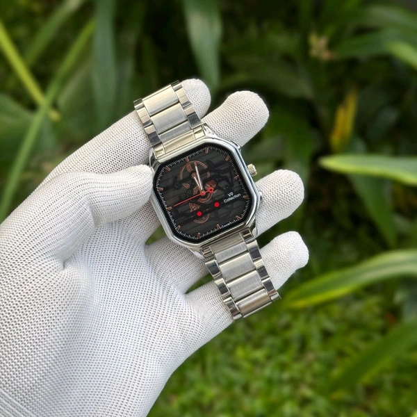 Most Demanded V9 Analog Quartz Movement Watch With High Quality Strap Best finishing Body & Case - SRV5, 1 Month Cybzone Warranty