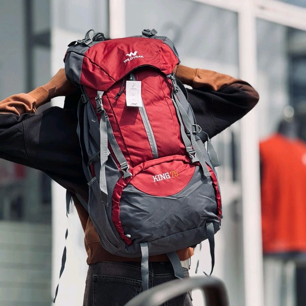 Outdoor Sports Backpack 75L Mountaineering Bag Waterproof Hiking Backpack Camping Climbing Rucksack Travel Trekking Backpack