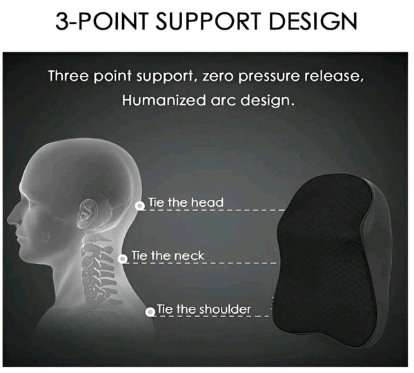 Ultimate Car Seat Headrest Neck Rest Cushion, Ultrasoft Car Pillow for Comfortable Car Rides