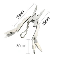 Mini Portable Pocket Plier Keychain Hand Tool Kit, Portability and Functionality with Our Stainless Steel Multifunctional Folding Plier Screwdriver Pocket Tool Set