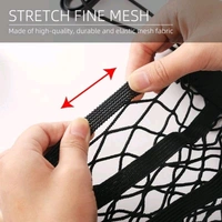Car Mesh Organizer 3- Layer, Dog Net Between Car Seats, Barrier of Backseat Pet Kids