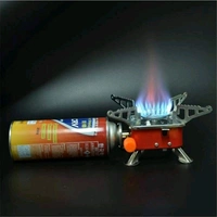 Portable Picnic, Camping Aluminum Gas Stove Ultra Light Folding Furnace Outdoor Metal Camping Gas Stove Picnic Cooking Gas Burners Folding Stove