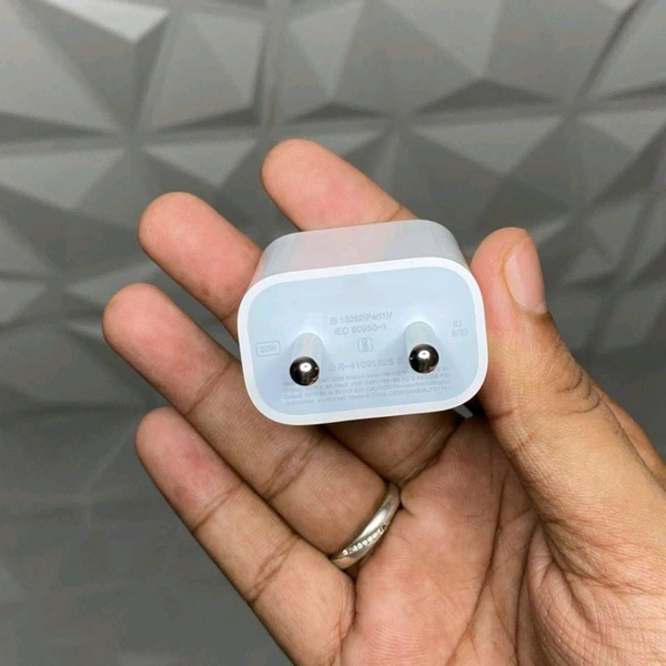 i-Phone Charging Combo Set, iPhone Usb C 20w Power Adapter, i-Phone Usb C To Lightning And Cable Protector With 6 Month Cybzone Warranty - 6 Months Cybzone Warranty