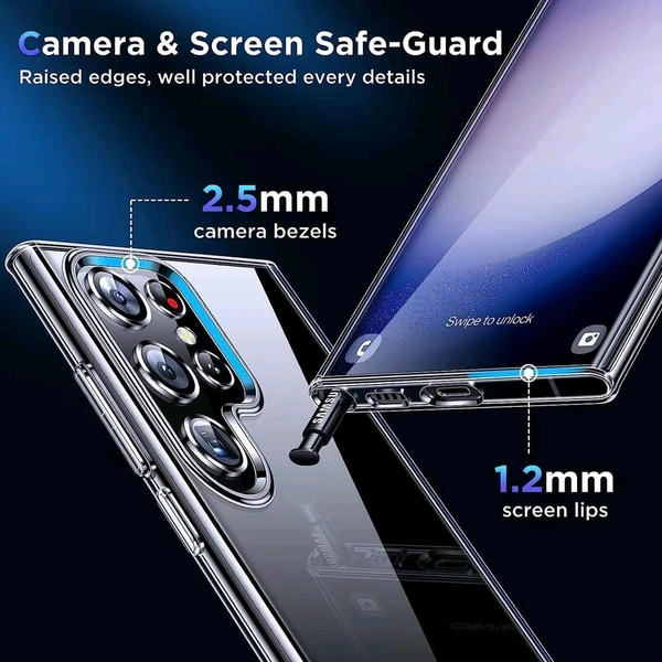 Keephone Back Cover for Samsung S24 Series Magsafe Back Case magnetic charging Non-yellowing Transparent Crystal Clear (Transparent, Hard Case) - Samsung S24
