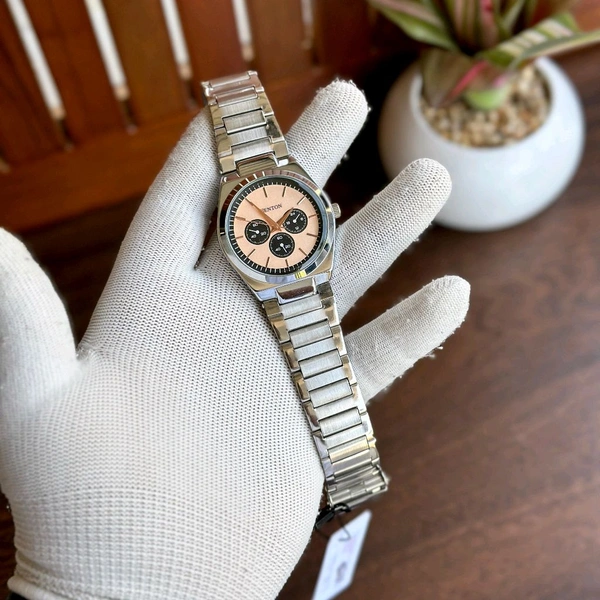 New Budget Fenton Analog Quartz Movement Watch With High Quality Strap Best finishing Body & Case - SRD3