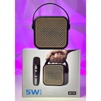 First Time In India | Heavy Bass Portable Bluetooth Speaker With Wireless Mic | Ultra Clear Sound Quality (Pack of 1) - 1 Month Cybzone Warranty, Black