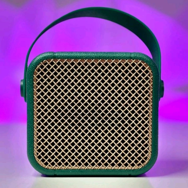 First Time In India | Heavy Bass Portable Bluetooth Speaker With Wireless Mic | Ultra Clear Sound Quality (Pack of 1) - 1 Month Cybzone Warranty, Green