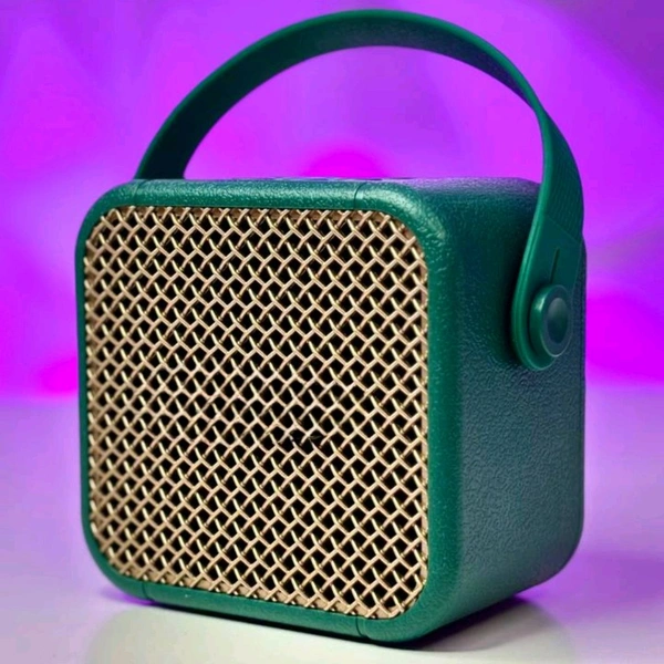 First Time In India | Heavy Bass Portable Bluetooth Speaker With Wireless Mic | Ultra Clear Sound Quality (Pack of 1) - 1 Month Cybzone Warranty, Green