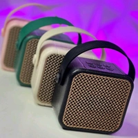 First Time In India | Heavy Bass Portable Bluetooth Speaker With Wireless Mic | Ultra Clear Sound Quality (Pack of 1) - 1 Month Cybzone Warranty, Offwhte