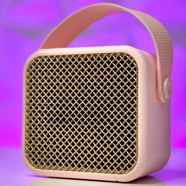 First Time In India | Heavy Bass Portable Bluetooth Speaker With Wireless Mic | Ultra Clear Sound Quality (Pack of 1) - 1 Month Cybzone Warranty, Pink
