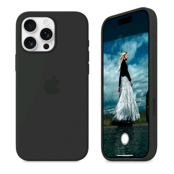 Original Silicone Back Cover for iPhone - iPhone 16 Pro