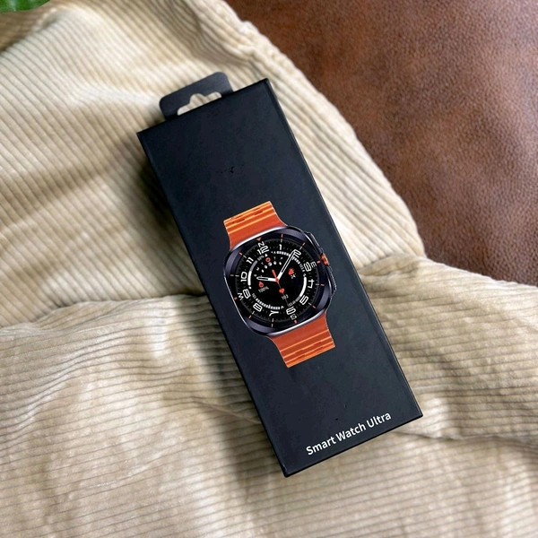 Galaxy Watch 7 Ultra Amoled Display 47mm IP68 Waterproof Bluetooth Call Compass Wireless Charger Smart Watch - Black, 1 Month Cybzone Warranty