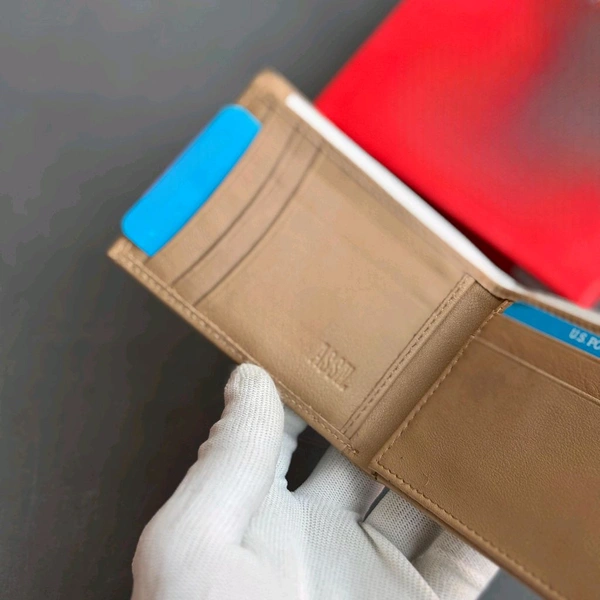 Classic Men's Genuine Leather Wallet With Card Holder, Perfect For Personal Use And Gifting - SRB1