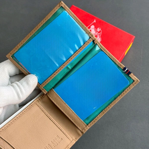 Classic Men's Genuine Leather Wallet With Card Holder, Perfect For Personal Use And Gifting - SRB1