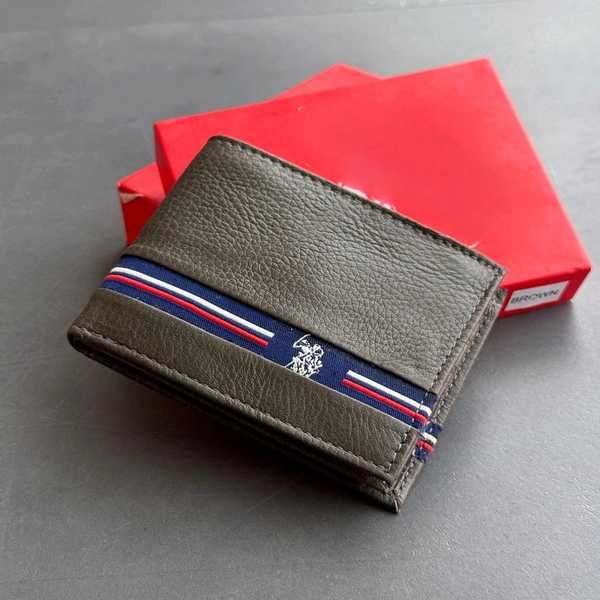 Classic Men's Genuine Leather Wallet With Card Holder, Perfect For Personal Use And Gifting - SRB2