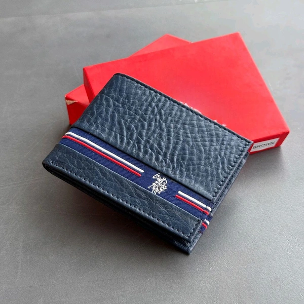 Classic Men's Genuine Leather Wallet With Card Holder, Perfect For Personal Use And Gifting - SRB3