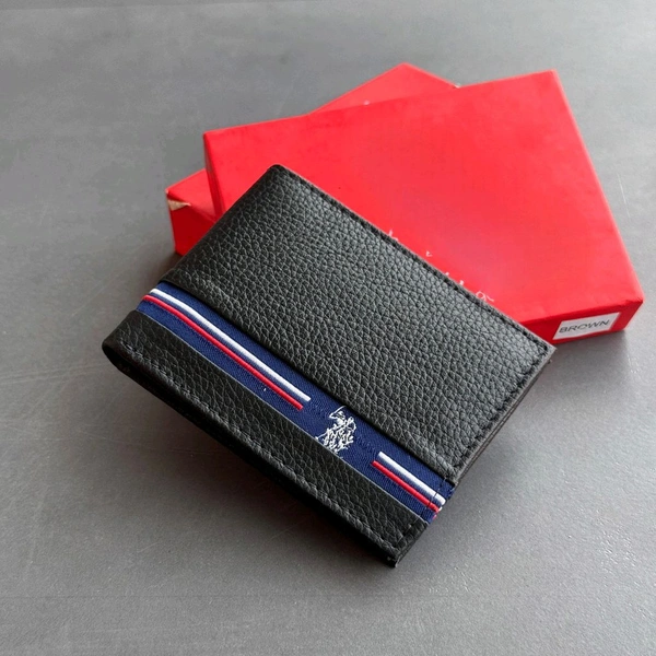 Classic Men's Genuine Leather Wallet With Card Holder, Perfect For Personal Use And Gifting - SRB4