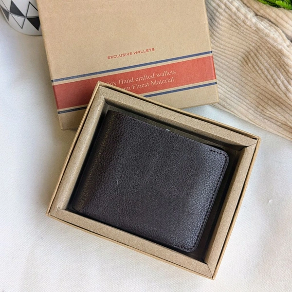 New High Quality Classic Men's Genuine Leather Wallet With Card Holder, Perfect For Personal Use And Gifting