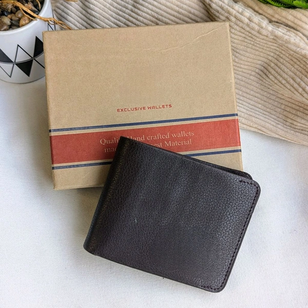 New High Quality Classic Men's Genuine Leather Wallet With Card Holder, Perfect For Personal Use And Gifting