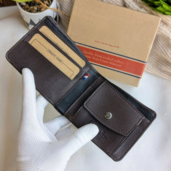 New High Quality Classic Men's Genuine Leather Wallet With Card Holder, Perfect For Personal Use And Gifting
