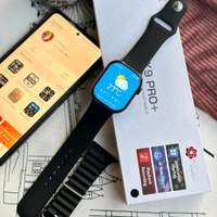 Wearfit HK9 Pro Plus (HY-Series9) Amoled Display Smartwatch With Open Ai's New ChatGPT Support, AI Watch Faces, Nfc Support, Bluetooth Calling Support, Smart Watch Compatible With IPhone And Android - 1 Month Cybzone Warranty