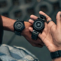 Magnetic Magnetic Ball Unique Watch For Men | New Fashionable Business Mens Watch Creative Unique Rotating Magnetic Beads Black Classic Watch Exquisite Watch - Arabic