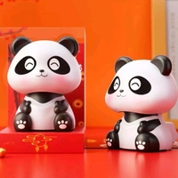 Solar-Powered Moving Panda Bobblehead Statue – Creative Dashboard Decor, Lucky Action Figure, Cute Toy, Showpiece for Decor, Office Desk, Car Interior Accessories and Gifting