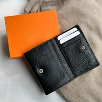 Classic Men's Genuine Leather Wallet With Card Holder, Perfect For Personal Use And Gifting