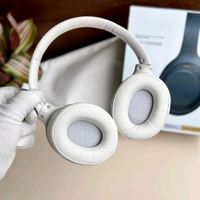 Wireless Headphones With Rich Bass, Clear Calls, True Gaming Earbuds With Microphone, Wireless Headphones For Computers, Wireless Headphones With Microphone, Lightweight Audio Headphones For Home Gaming, Mobile Phones - 1 Month Cybzone Warranty, Smoke White