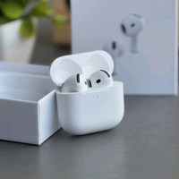 Tws 4 Bluetooth Earbuds with Charging Case - High-Quality Sound | Pop Up Window, Touch Seasor, 8 Hours Battery Backup, Prefect For Everyday Use - 1 Month Cybzone Warranty