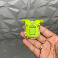 Transparent Design Wireless In-Ear Headphones, LED Power Display, High-Definition Sound Quality, Long Battery Life, Comfortable to Wear  - 1 Month Cybzone Warranty, Green