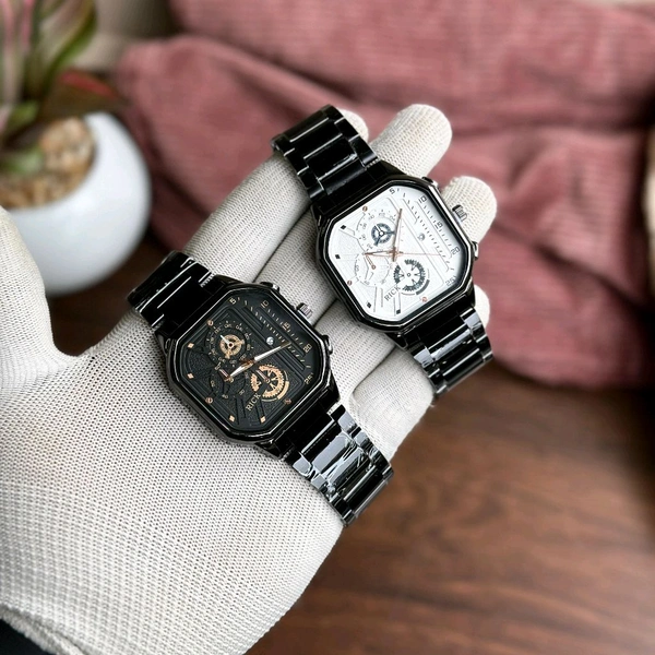Most Demanded Rick Analog Quartz Movement Watch With High Quality Strap Best finishing Body & Case - White