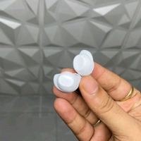 Wireless Earbuds, Wireless 5.0 With Microphone Charging Case, Long Lasting Playback, In Ear High Fidelity Stereo Earphones Suitable For IPhone And Android - White, 1 Month Cybzone Warranty