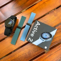 New Active 2 Smartwatch with Bluetooth Calling, 4 Premium Straps, Wireless Charging, Custom Watch Faces & Health Tracking - 1 Month Cybzone Warranty