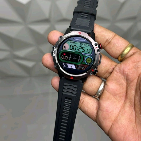 New Smartwatch for Women & Men – Full Touch Screen, Bluetooth Calling, Fitness & Health Tracker, Sleep Monitoring, Water-Resistant, Ideal Gift for Family & Friends - 1 Month Cybzone Warranty