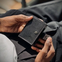 Multifunctional Wallet, Stylish, Trendy, Minimalist Credit Card Holder with Pop-Up Card Slot, Crafted from High-Quality Leather, Perfect For Fathers, Husbands, Brothers, Partners, And As a Top Gift Choice