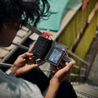 Multifunctional Wallet, Stylish, Trendy, Minimalist Credit Card Holder with Pop-Up Card Slot, Crafted from High-Quality Leather, Perfect For Fathers, Husbands, Brothers, Partners, And As a Top Gift Choice
